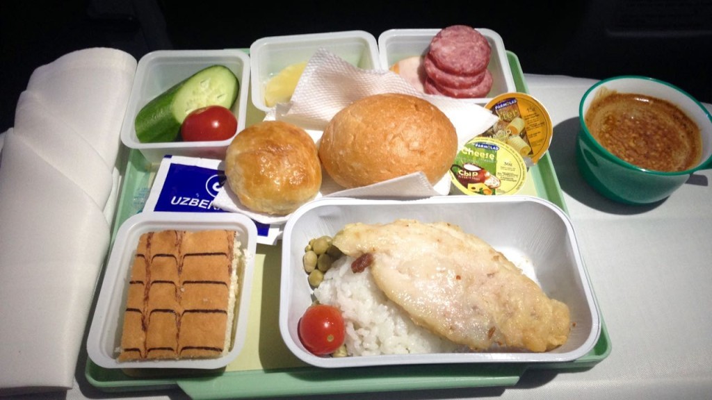 Happy Meal in Uzbeksitan Airways, Bussinesclass
